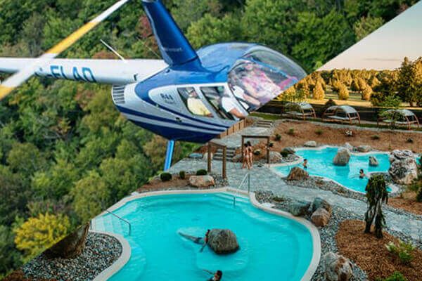 Ottawa Helicopter Tour and Kōena Spa Experience